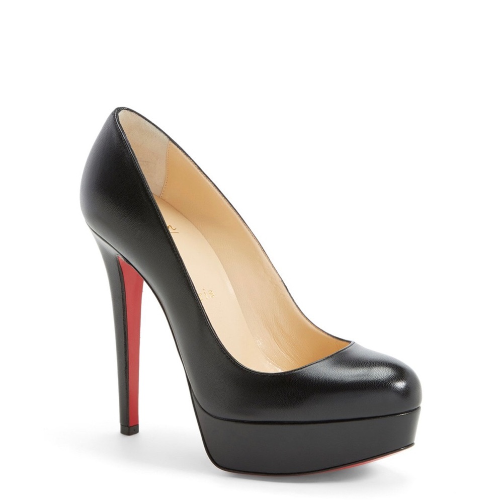 Christian Louboutin Bianca Pump in Black Leather